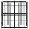 Outdoor Dog Kennel Steel 19.8 ftÂ²