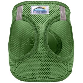 American River Solid Ultra Choke Free Dog Harness (Color: Dark Forest Green, size: 2X/3X-Large)