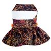 apFall Leaves Harness Dress With Matching Leash